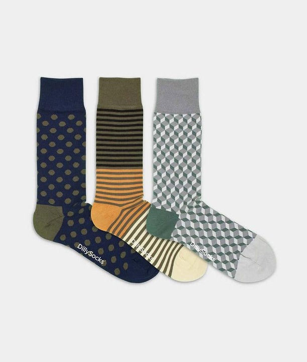 Produktbild DillySocks Good Old Classics (3er Pack, 41 - 46)