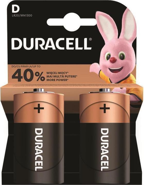 Produktbild Duracell Extra Life (2 Stk., D)