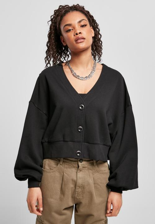 Actual product image Urban Classics Ladies Organic Oversized Short Terry Cardigan (3XL)