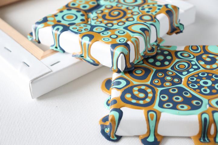 Productafbeelding Talens Blob Paint Mint, 3 Stk. (80 ml)