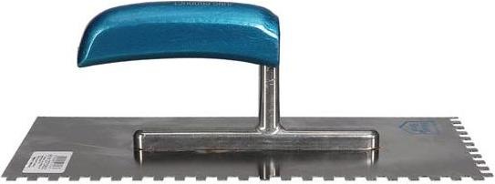 Produktbild Velleman JUNG - GLÄTTEKELLE - GEBOGENER GRIFF - GEZÄHNT 10 x 10 mm (1 cm)