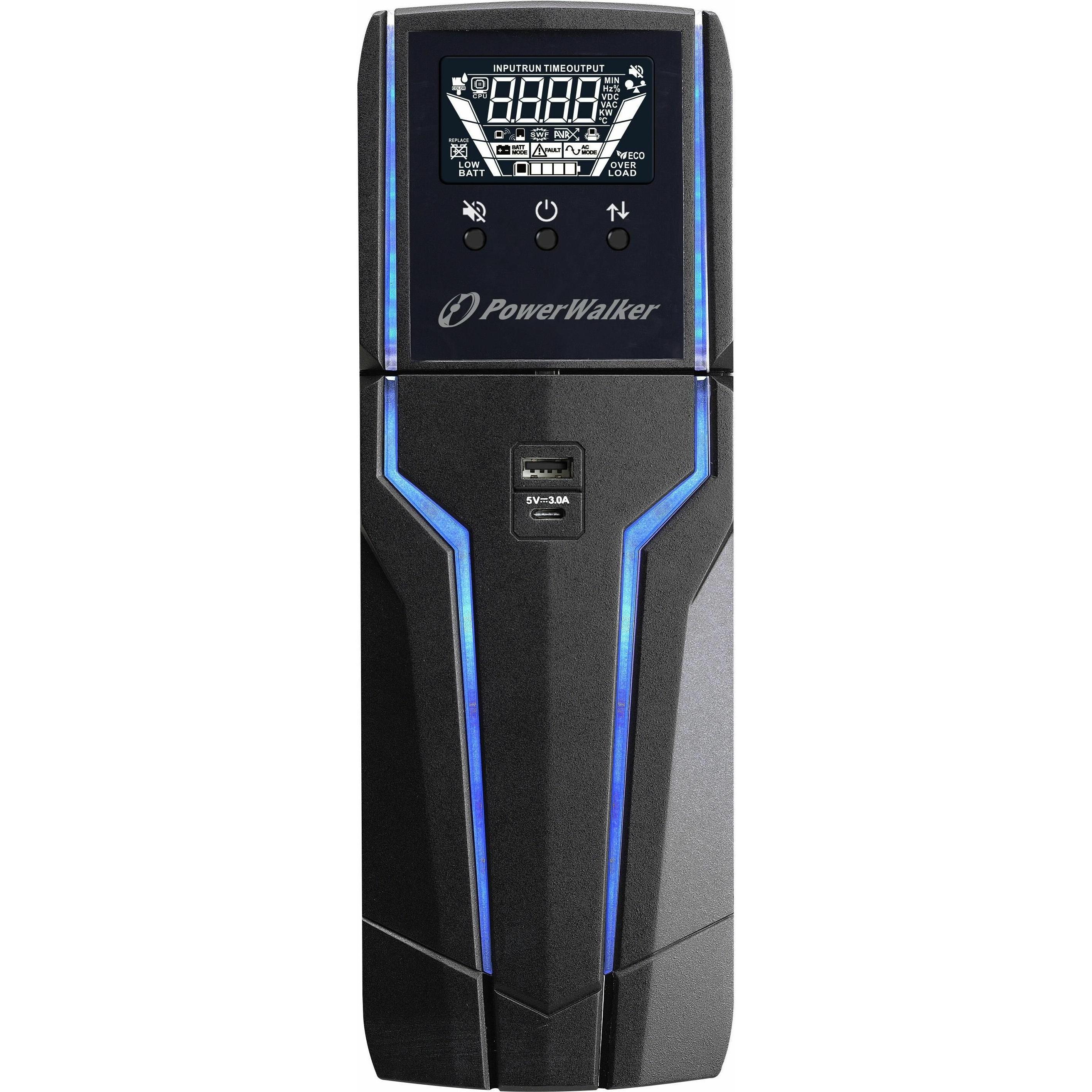 Powerwalker USV VI 1500 GXB FR Line-Int (1500 VA, 900 W, Line-Interaktiv USV), USV