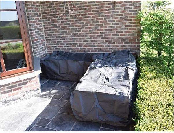 Productafbeelding Garden Lights Beschermhoes voor L-vormige loungeset - 215 cm