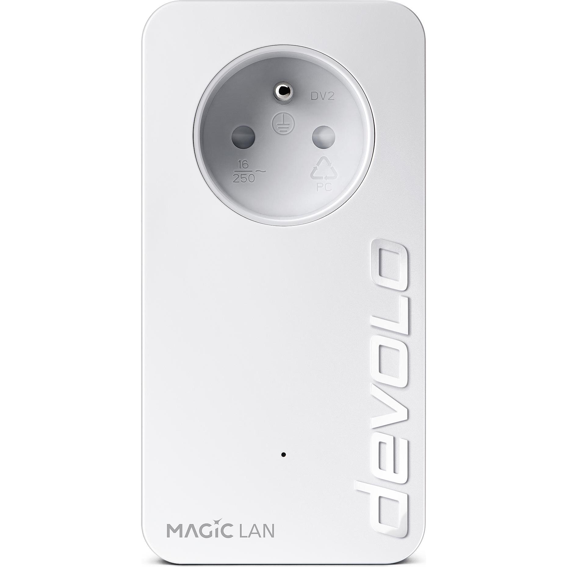 Devolo Magic 2 LAN Ethernet LAN White 1 pc(s) (2400 Mbit/s), Powerline, Weiss