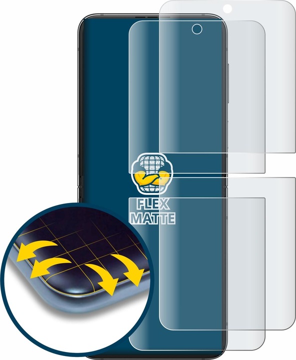 Immagine prodotto BROTECT Full-Cover Pellicola Opaca (2 Pezzo/i, Samsung Galaxy Z Flip 5G)
