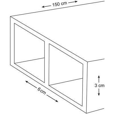 Thumbnail - Velleman, Kelle + Spachtel, ALU-PROFIL - 150 cm - 30 x 65 mm - 1.35 mm (150 cm)