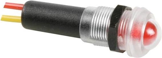 Actual product image Velleman Flashing Water-Resistant LED Lamp 12v Red - Black Housing