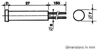 Produktbild Velleman KONTROLL-LAMPE - TRANSPARRENT - 6 V - 7 mm