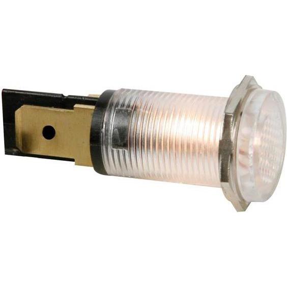 Velleman KONTROLL-LAMPE - RUND - TRANSPARENT - 220 V - 14 mm, Aktive Bauelemente, Transparent