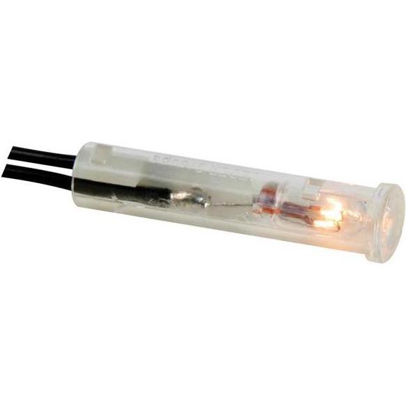 Velleman KONTROLL-LAMPE - TRANSPARRENT - 220 V - 7 mm, Aktive Bauelemente, Transparent