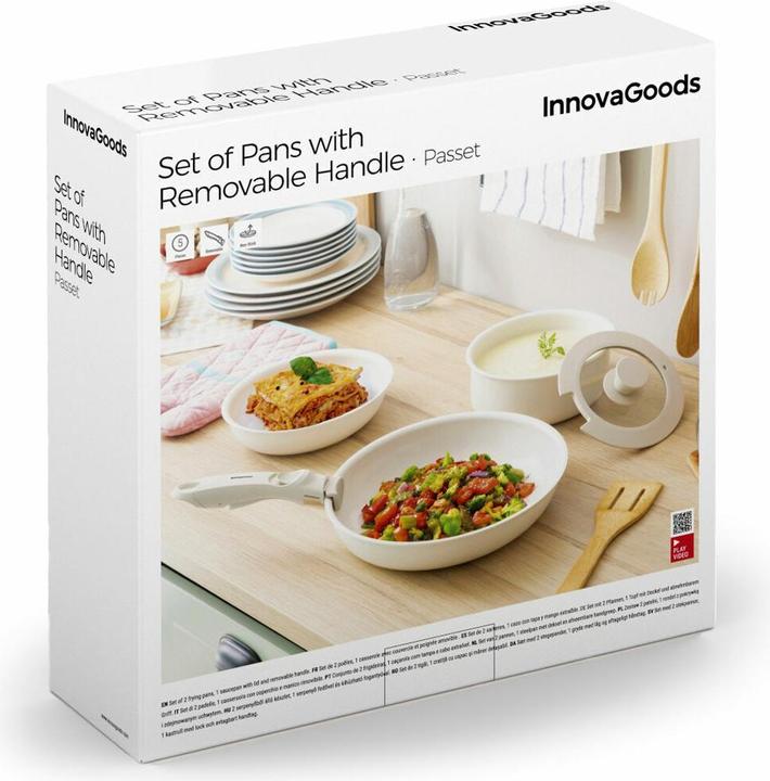 Actual product image InnovaGoods Frying pan set (Frying pan, Aluminium)