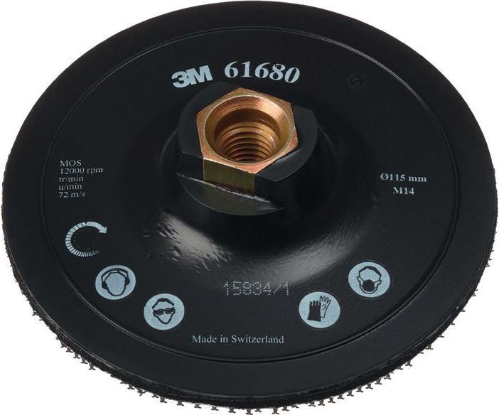 Image du produit 3M Plateau d'appui Scotch Brite™ DH-AC Ø 178 mm M14 avec centrage