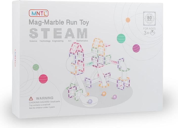 Image du produit Mntl Magnetic Tiles - Ball Run Pack pastel