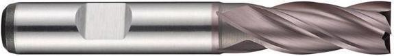 Produktbild Dormer Schaftfräser C246 DIN 844 K Nenn-Ø 14 mm Schneidenlänge 26 mm HSS-E-PM TiCN 30 ° Schneidenanzahl 4