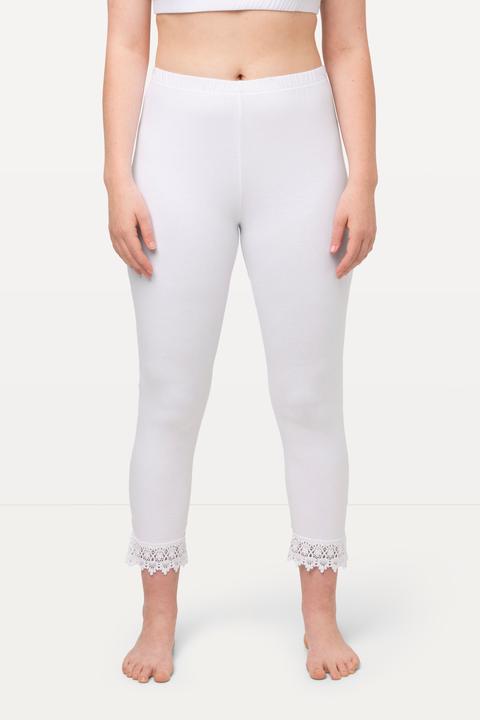 Produktbild Ulla Popken 7/8-Leggings, Saumspitze (46, 48)