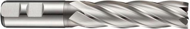 Produktbild Dormer Schaftfräser C273 DIN 844 L Nenn-Ø 40 mm Schneidenlänge 125 mm HSS-E-PM Blank 30 ° Schneidenanzahl 6