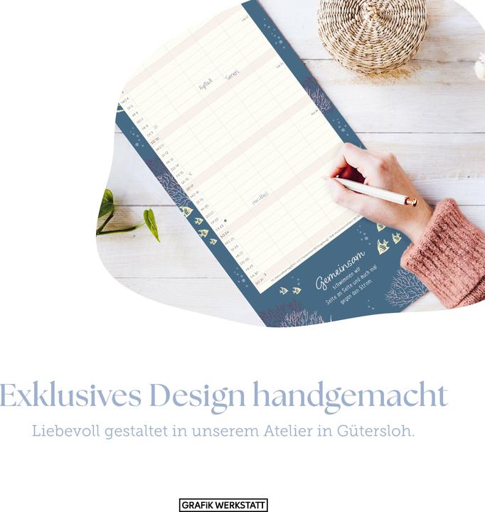 Immagine prodotto Terminplaner 2026 Nimm dir Zeit (10 x 15,5 cm, 1 settimana / 2 pagine)