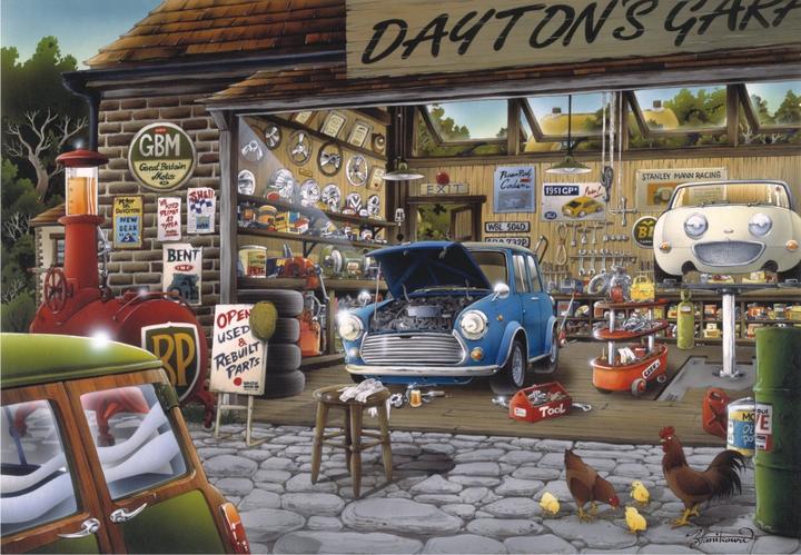 Produktbild Anatolian 3571 puzzle 500 pcs. Dayton's Garage by Hiroyuki Tanikawa (500 Teile)