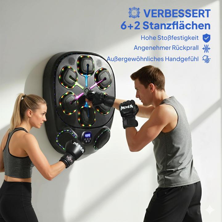 Actual product image SportNow Music Boxing Machine Schaumstoff, Kunststoff Schwarz (61 cm)