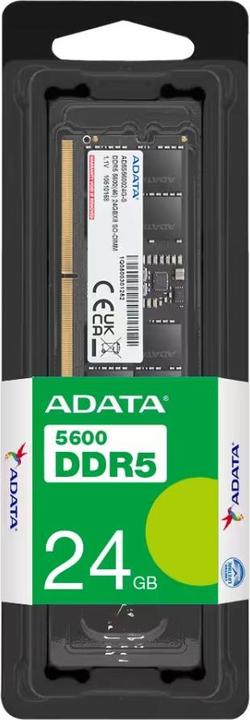 Actual product image Adata SO-DDR5 24GB 5600-46 Premier Single Tray (1 x 24GB, 5600 MHz, DDR5 RAM, SO-DIMM)
