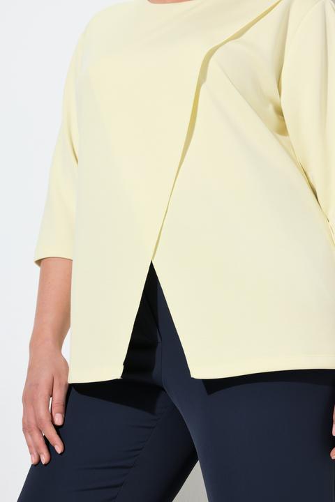 Actual product image Ulla Popken Asymmetric Modal Blend Sweatshirt (54)