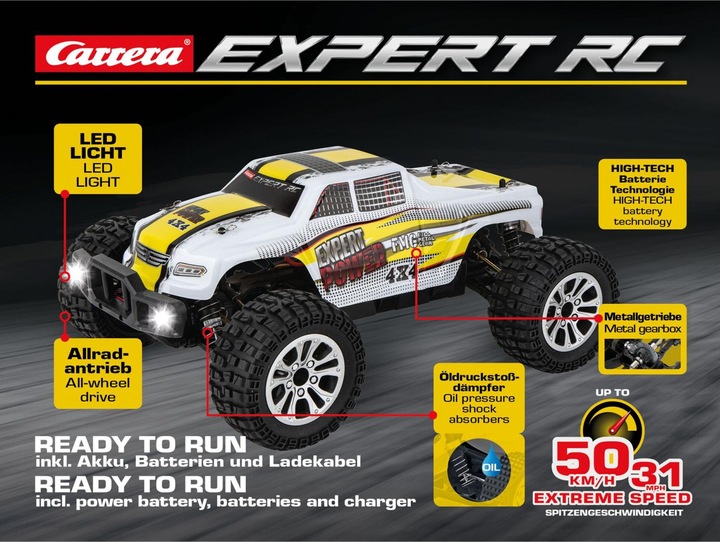 Immagine prodotto Carrera Pickup offroad - Expert RC (RTR pronto all'uso)