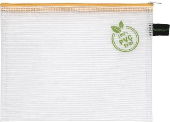 Actual product image Foldersys Zip bag A5 transparent/yellow 0.20 mm (A5)