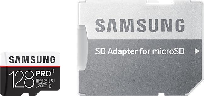 Productafbeelding Samsung Pro Plus microSDXC (128 GB, microSDXC, U3, UHS-I)