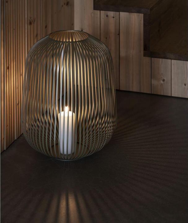 Image du produit Blomus Lanterne -LITO- couleur Champagne Bougeoir Photophore (L) 33 x 33 x 45 cm