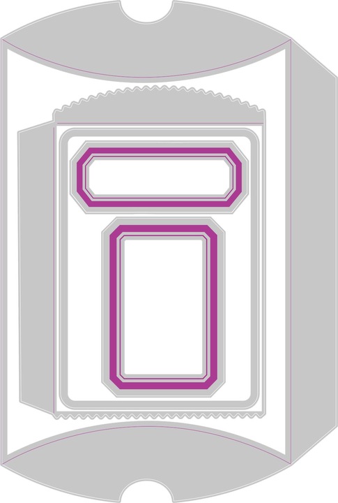 Produktbild Sizzix Thinlits Stanzschablone "Pillow Box + Bag by Tim Holtz"