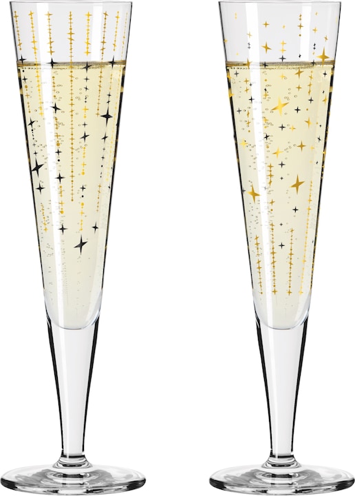 Actual product image Ritzenhoff Goldnacht Champus Duett 2er (20.50 cl, 2 Glasses, Champagne glasses)