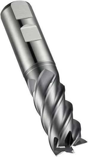 Actual product image Dormer End mill C907 DIN 844 K Nominal-Ø 28 mm Cutting edge length 45 mm HSS-E-PM ALCRONA 45 ° Cutting