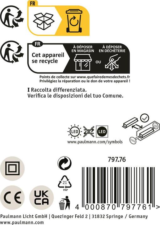 Produktbild Paulmann Puric Pane (360 lm)