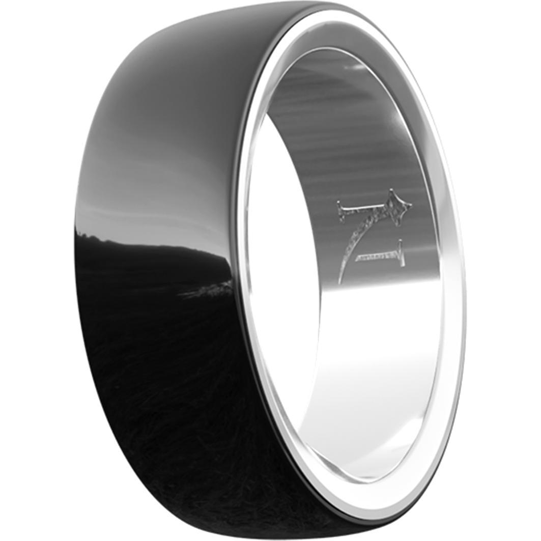 Thumbnail - Niah Smart Ring MOON - Circuit: 63mm (Crystal), Smart Ring, Schwarz