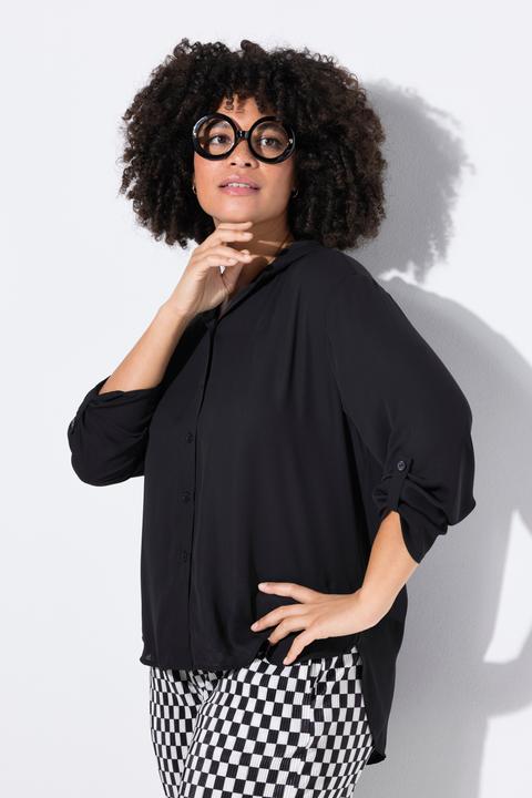 Produktbild Angel of Style Bluse, A-Linie, Krepp, Kapuze (44)