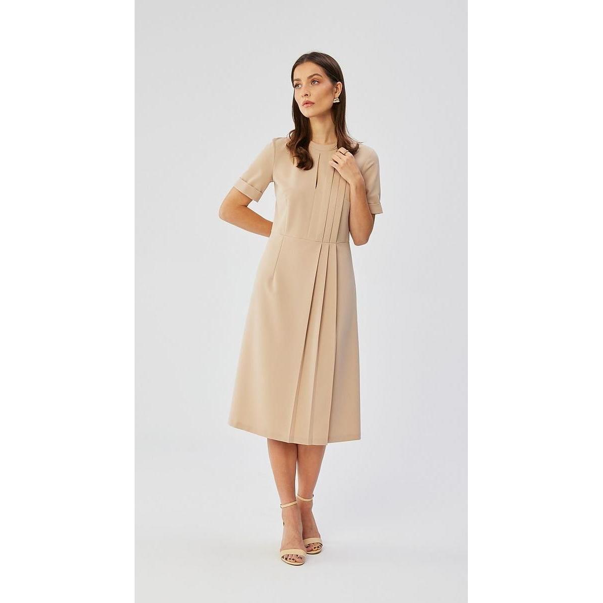 Stylove, Damen, Kleider, Cocktailkleid, Beige, (M)