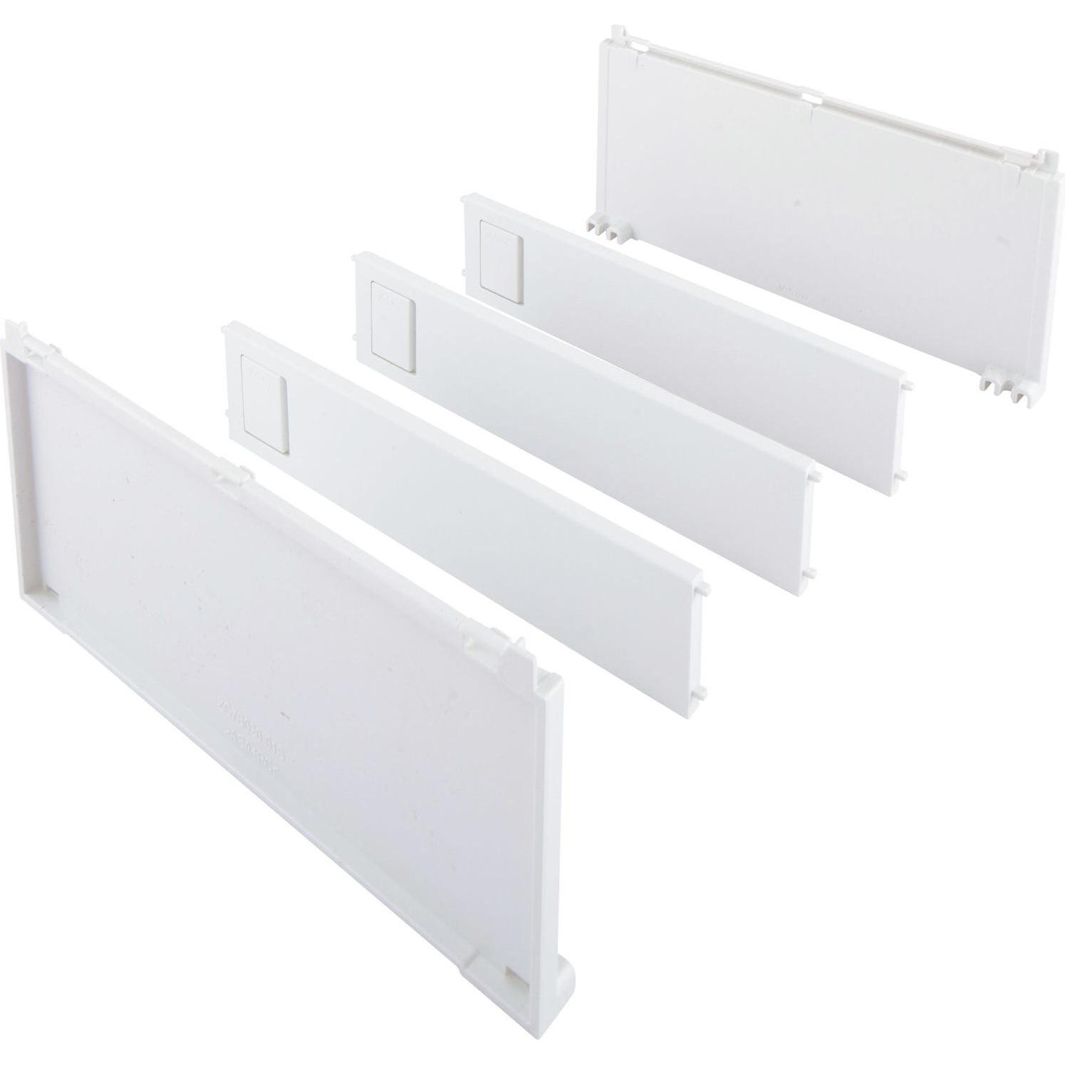 Thumbnail - Blum Flaschenset AMBIA-LINE 200 für Frontschubkasten, Besteckkasten, Weiss