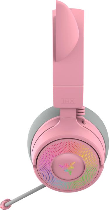 Actual product image Razer Kraken Kitty V3 Pro - Quartz (Wireless)