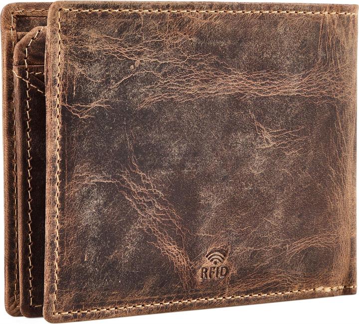 Produktbild Greenburry Huntsman Geldbörse RFID Schutz Leder 12.5 cm