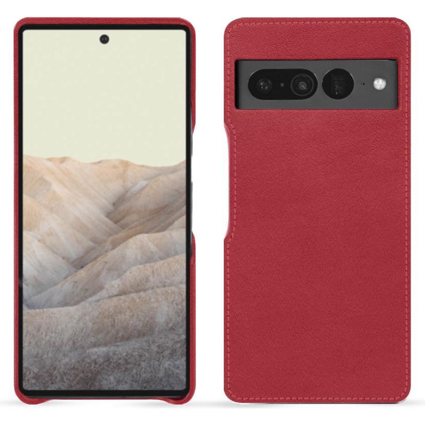 Noreve Lederschutzhülle (Google Pixel 7 Pro), Smartphone Hülle, Rot