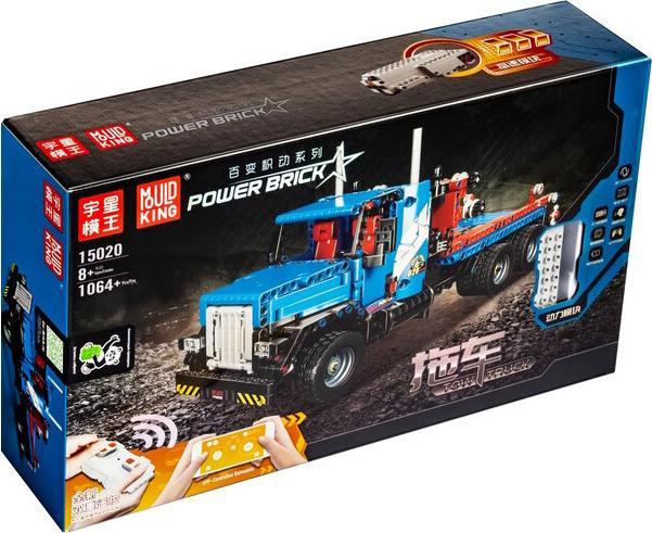 Image du produit Mould King Mold King 15020 Heavy Duty Tow Truck (RC) (1064 pièces)