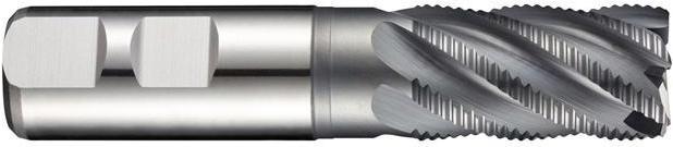 Actual product image Dormer End mill C428 DIN 844 K Nominal Ø 28 mm Cutting edge length 45 mm HSS-E-PM ALCRONA 35 ° Cutting