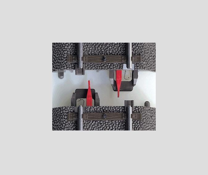 Actual product image Märklin H0 C-track (with ballast) 74030 (Track H0)