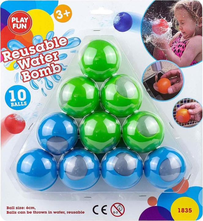 Produktbild Playfun Nachfüllbare Wasserbälle von, 10 Stk. (10 x)