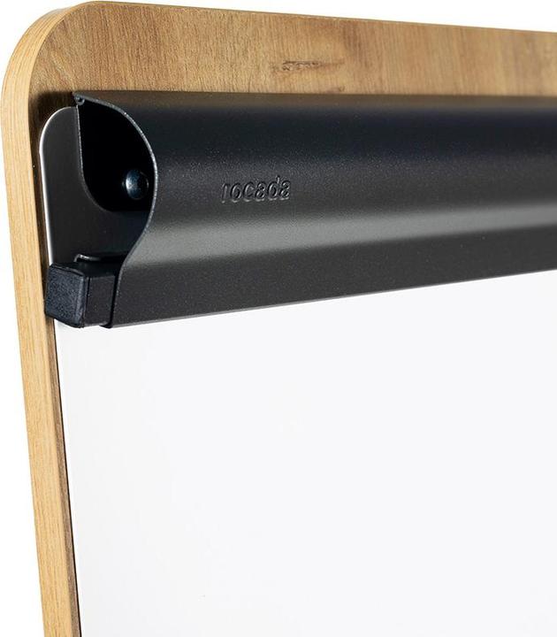 Actual product image Rocada Flipchart-Tisch, magnetisch, 69x99 cm, Holzoptik