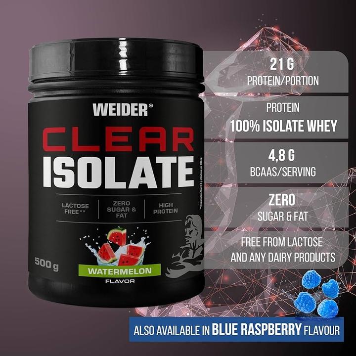 Image du produit Weider Isolat clair (Blue Raspberry, 1 pcs, 500 g)