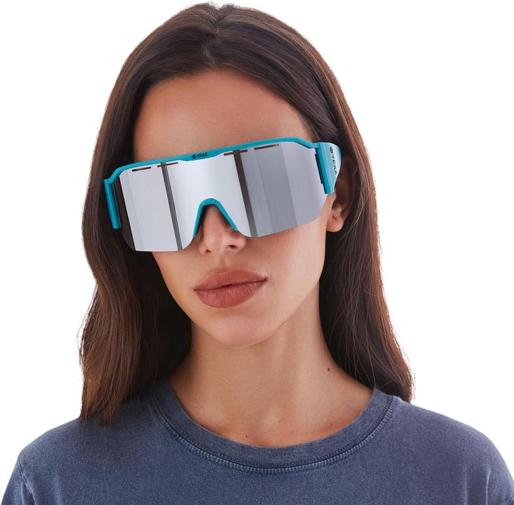 Produktbild Yeaz SUNVIBE Sport goggles matt green / mirror silver (Grün, Silber)