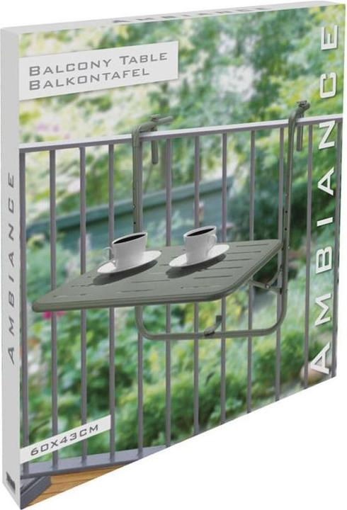 Image du produit H & S Collection Table suspendue pour balcon (43 cm)