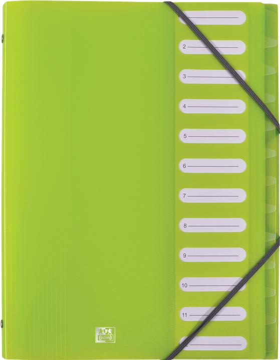 Image du produit Elba Classeur " School Life", 12 compartiments, DIN A4, PP intercalaires transparents, élastiques d'angle (A4, 1x)