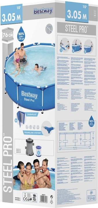 Actual product image Bestway Steel Pro Set (Ø 305 x 76 cm)